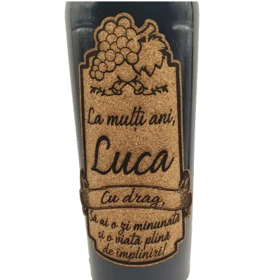 La multi ani luca, editie limitata, vin rosu cabernet sauvignon, demisec, 750ml, 13.5% alcool